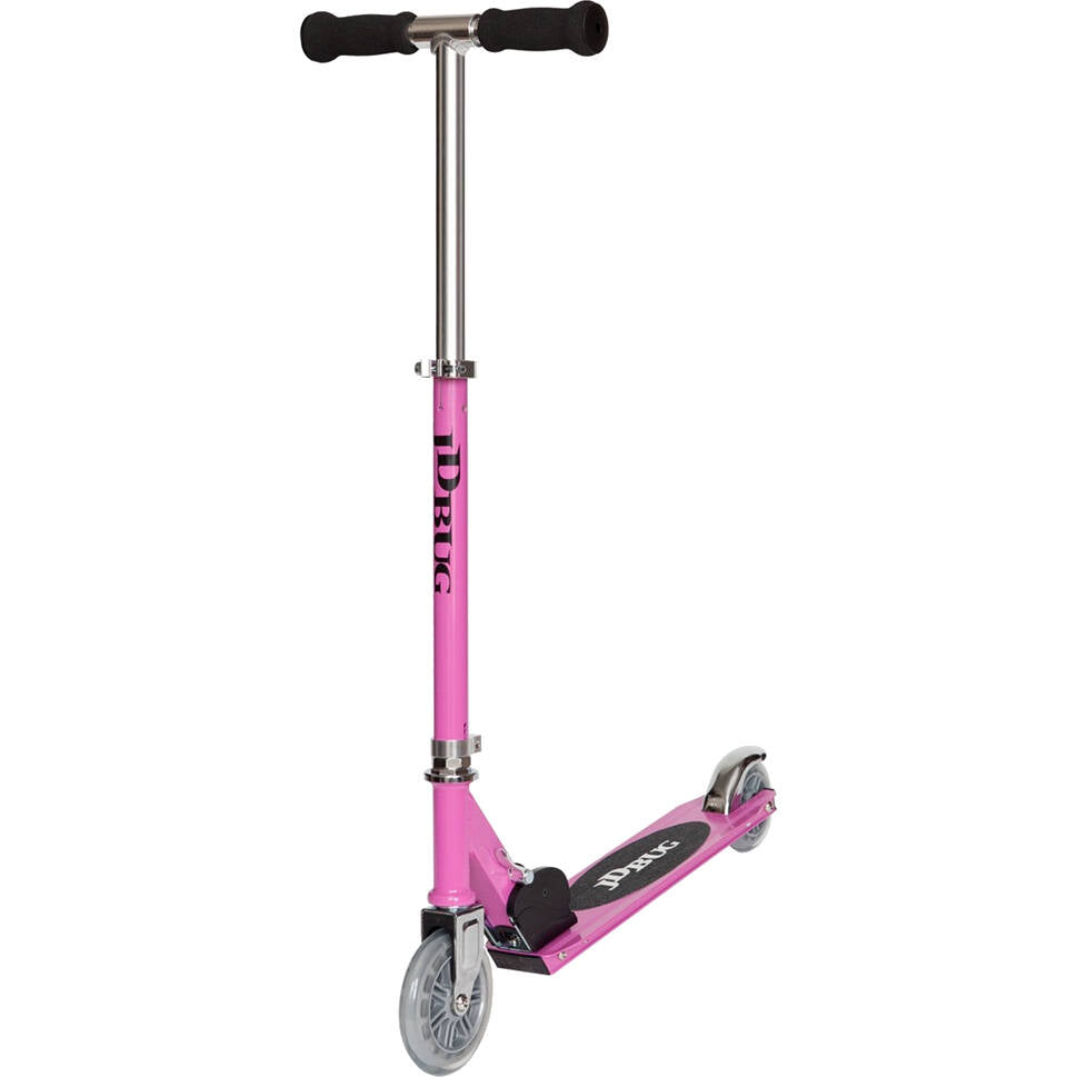 JD Bug Junior Street Folding Scooter - Pastel Pink