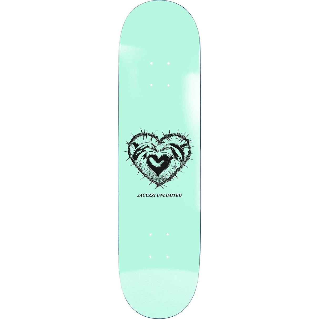 Jacuzzi Unlimited Dolphins Skateboard Deck 8.5"