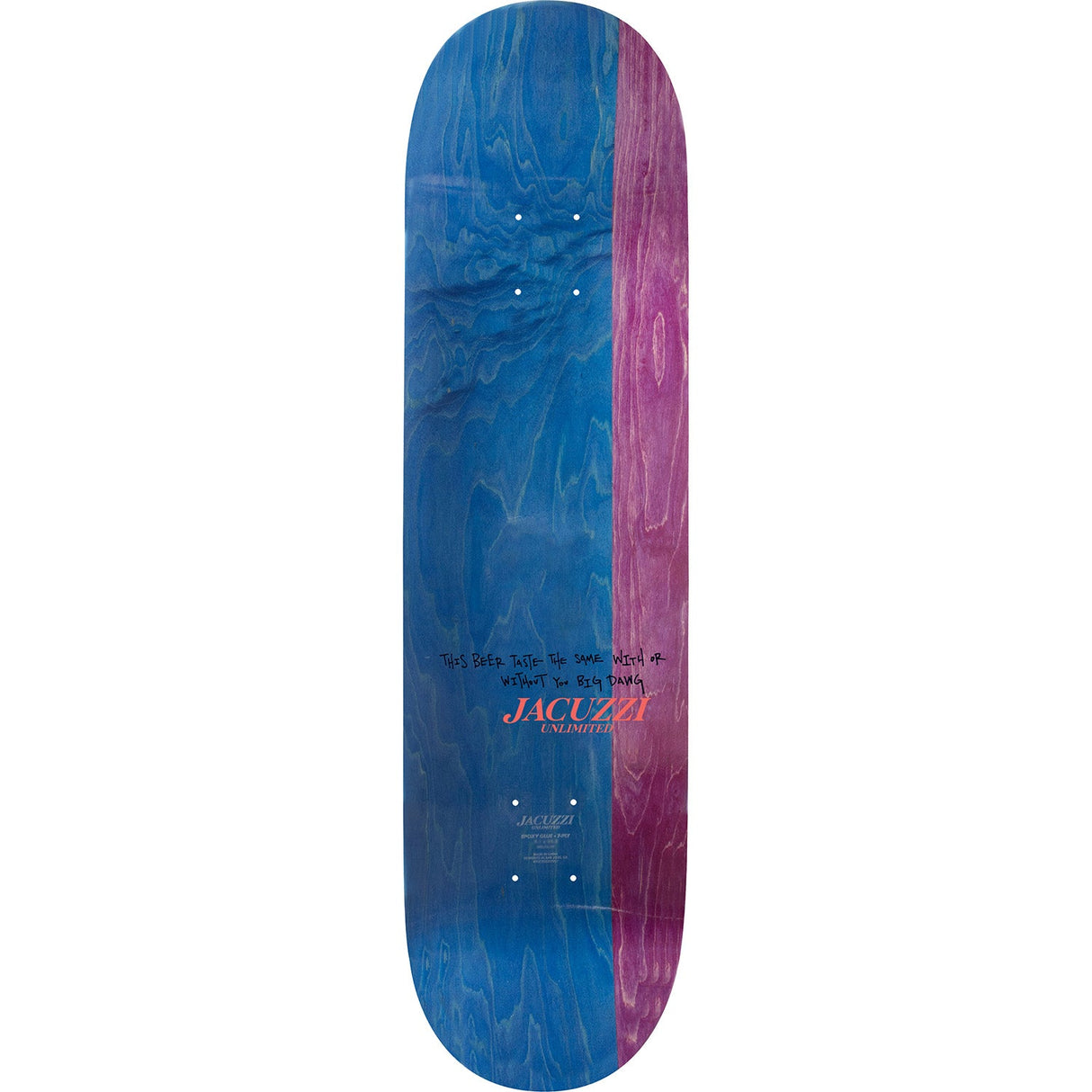 Jacuzzi Unlimited Frog Skateboard Deck - Latham 8.5"
