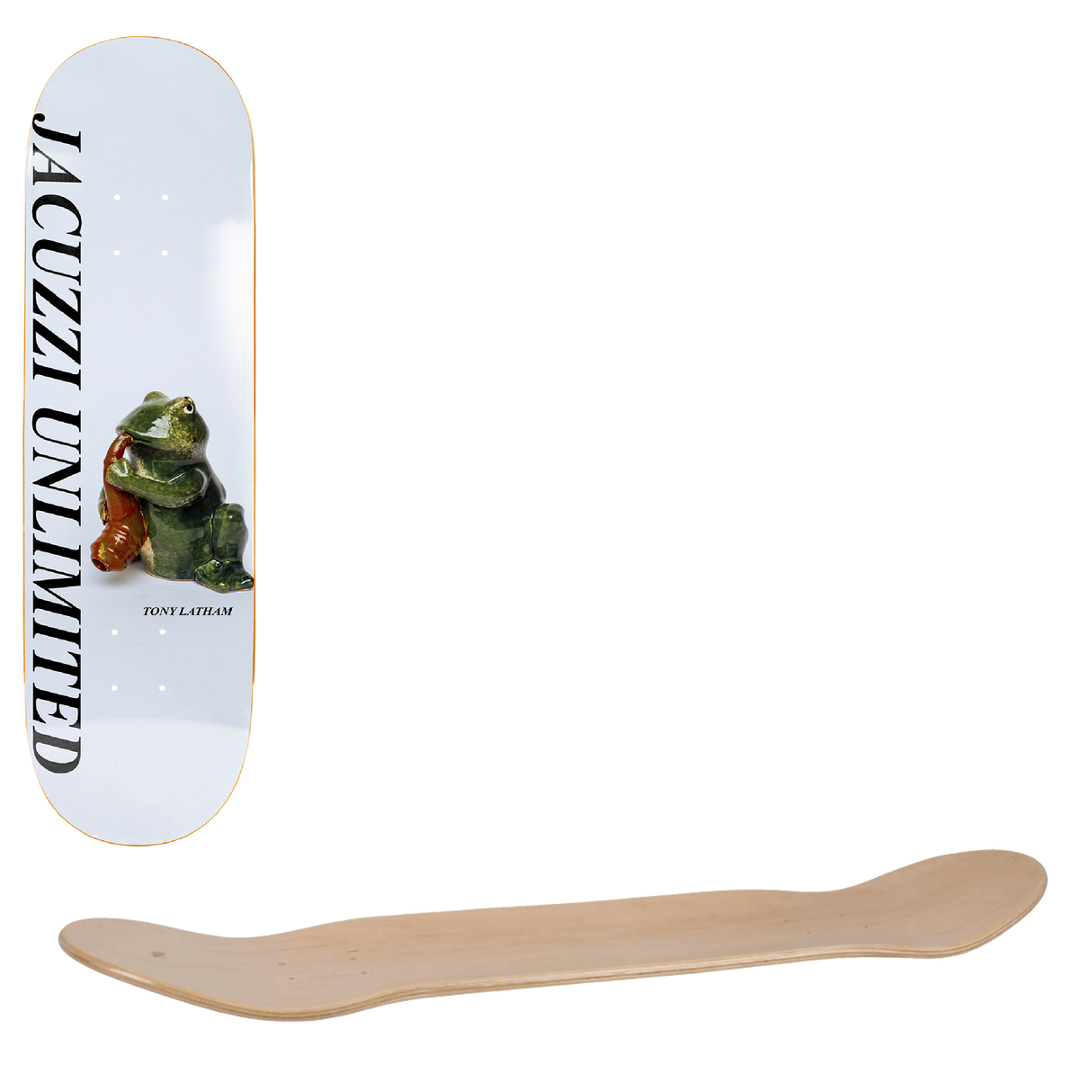 Jacuzzi Unlimited Frog Skateboard Deck - Latham 8.5"