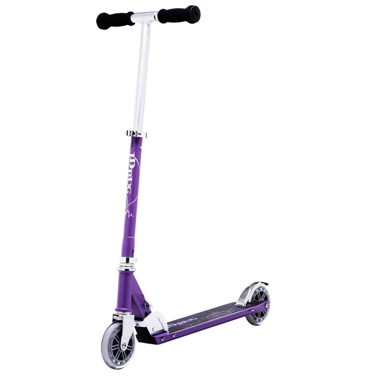 JD Bug Classic Street 120 Folding Scooter - Matt Purple