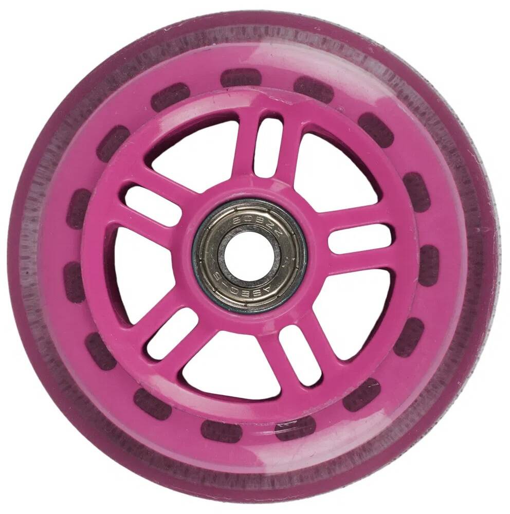 JD Bug Original Street 100mm Scooter Wheels - Pink w/Bearings