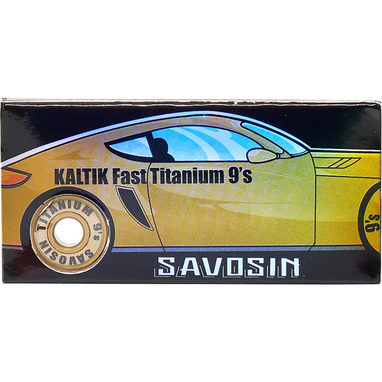 Kaltik Fast Titanium ABEC 9s Savosin Bearings (Pack of 8)