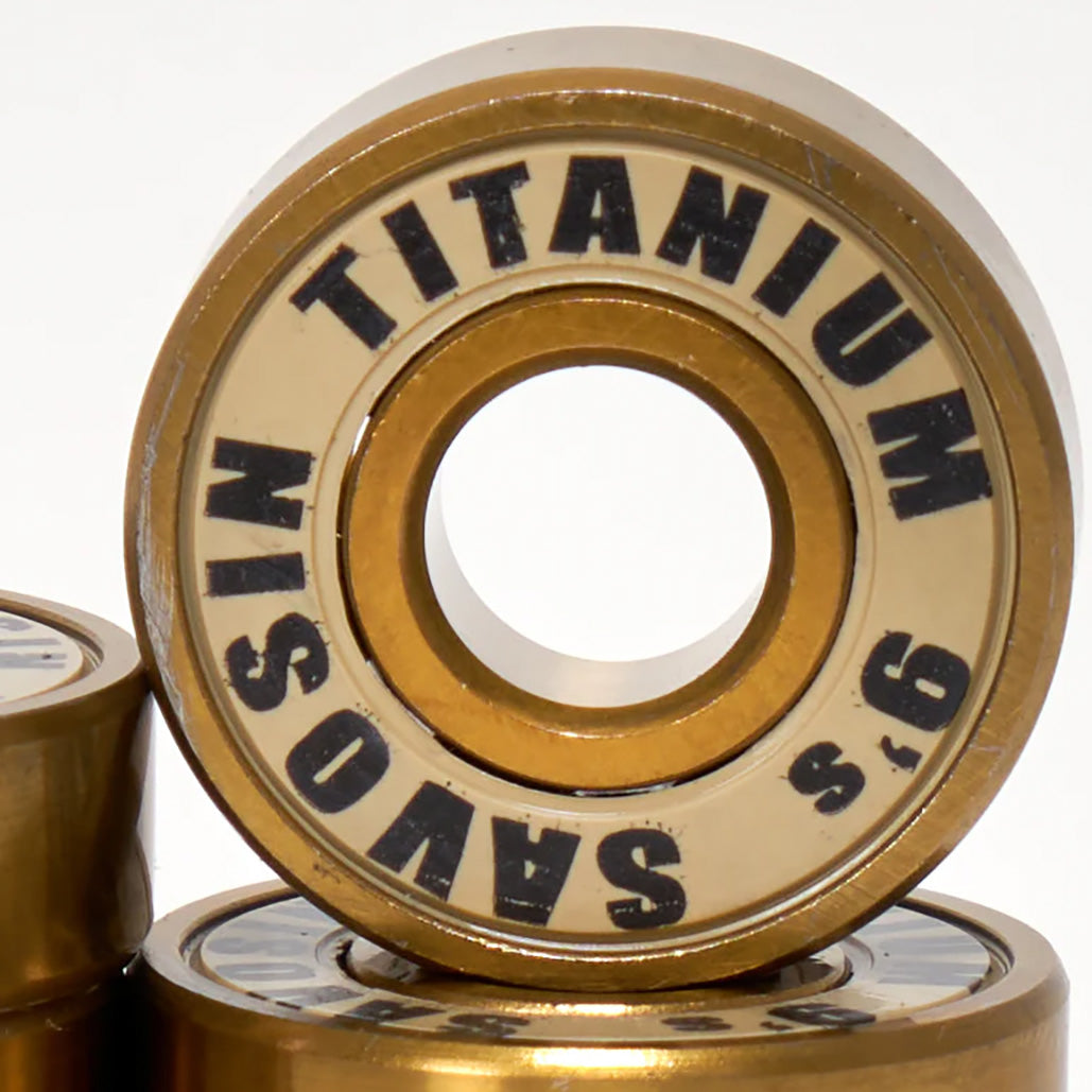Kaltik Fast Titanium ABEC 9s Savosin Bearings (Pack of 8)