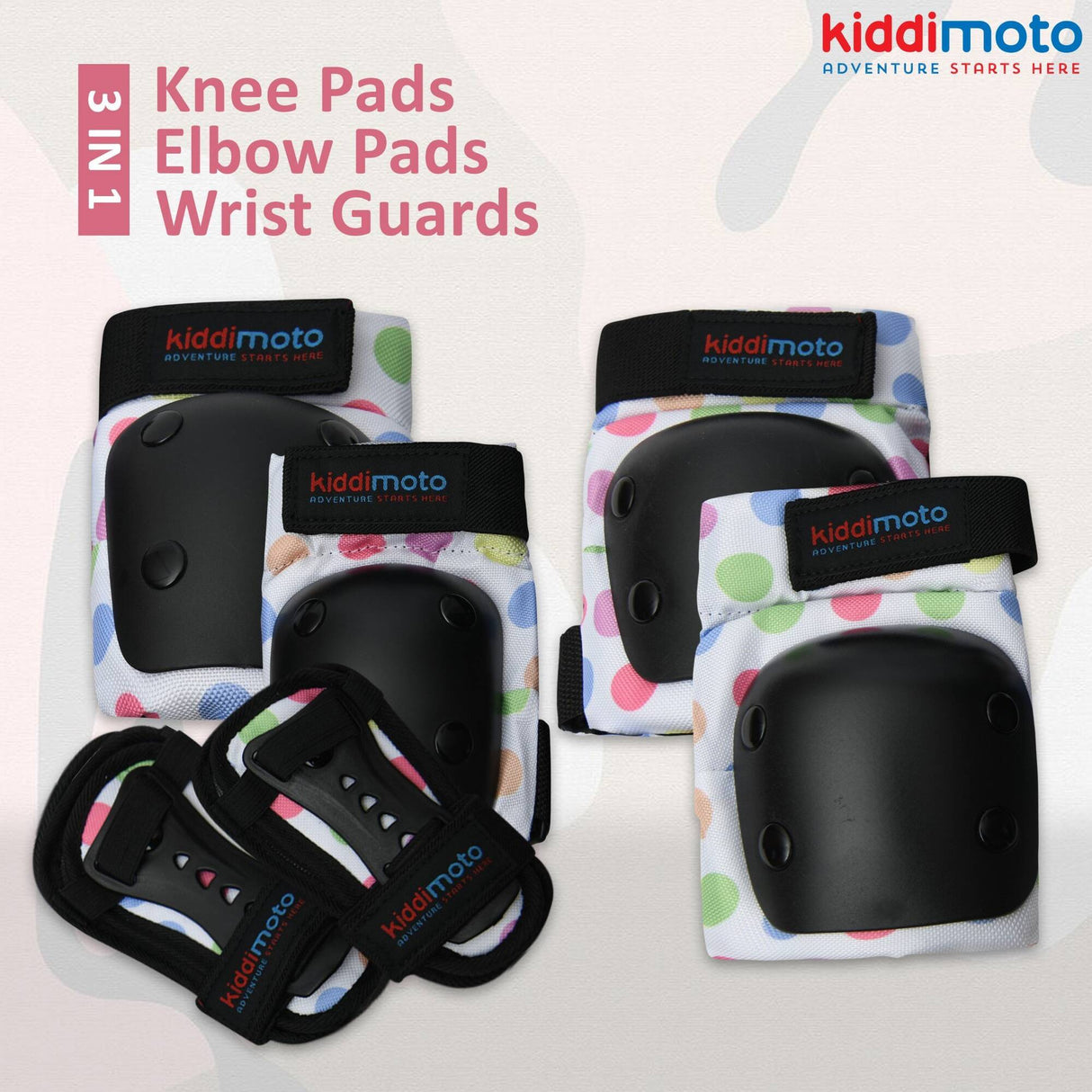 Kiddimoto Pastel Dotty Pad Set