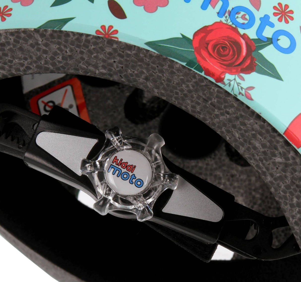 Kiddimoto Matte Floral Helmet