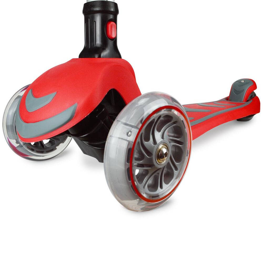 Kiddimoto Suzuki U-Zoom3 Three Wheeled Scooter - Red