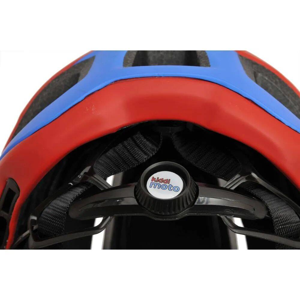 Kiddimoto Ikon Full Face 2-in-1 Helmet - Red/Blue