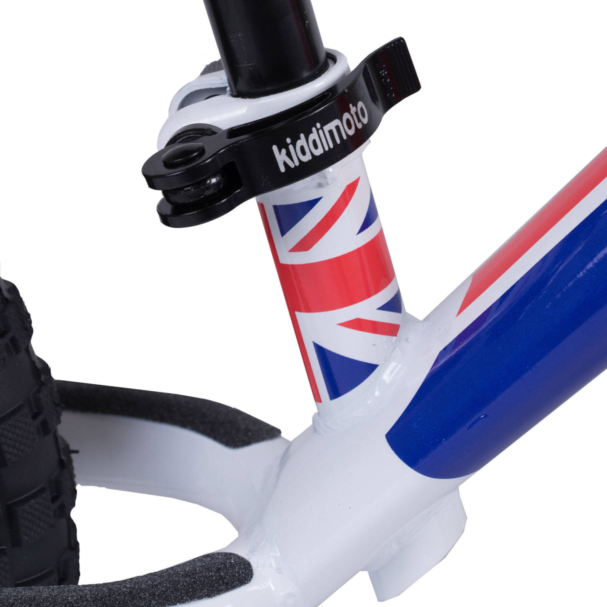 Kiddimoto Super Junior Max - Union Jack Balance Bike - Red/White/Blue