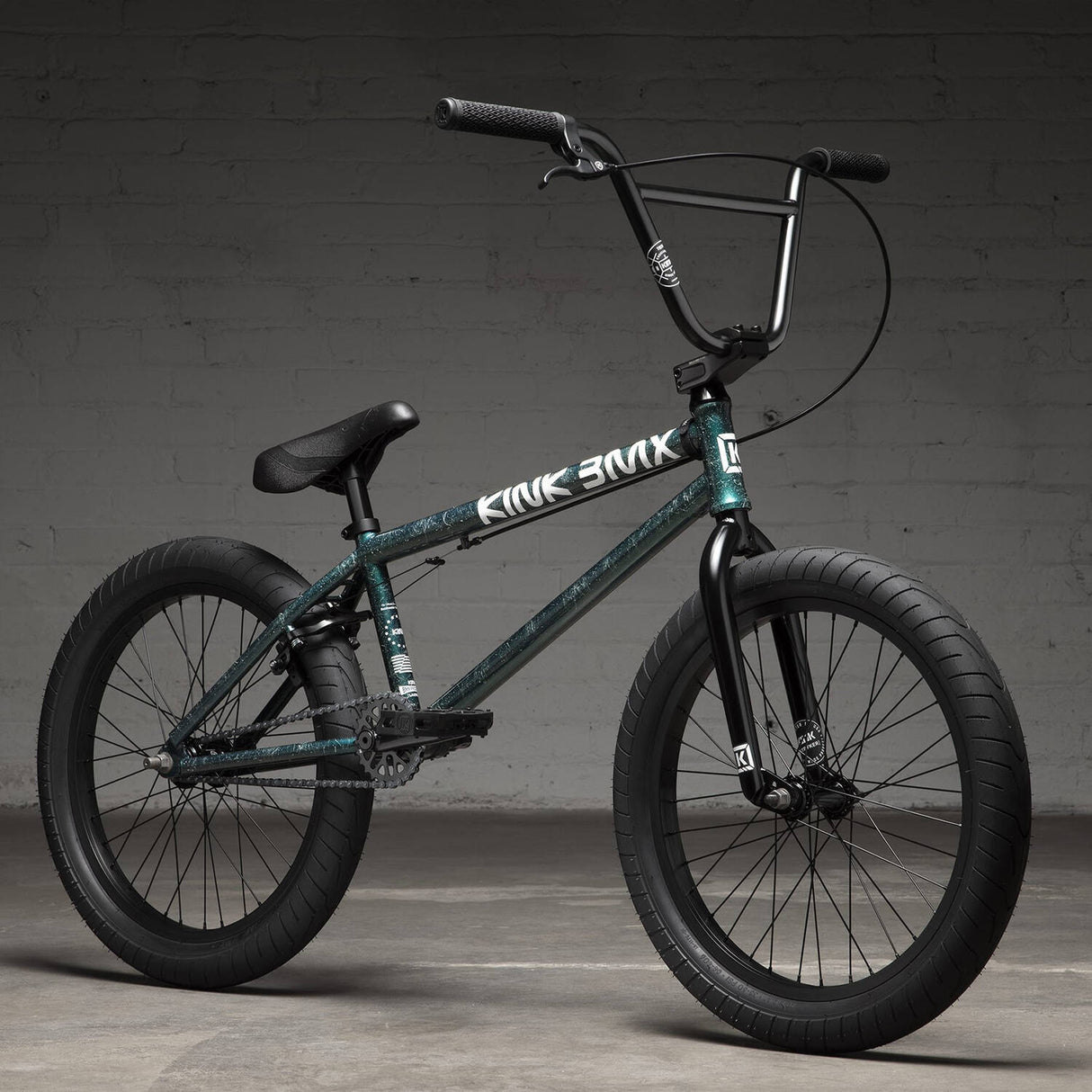 Kink Launch 20.25'' 2022 Complete BMX - Gloss Galaxy Green