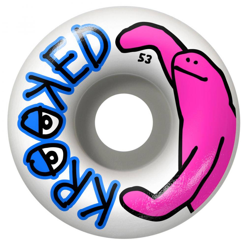 Krooked Shmooday Complete Skateboard - Blue 8''