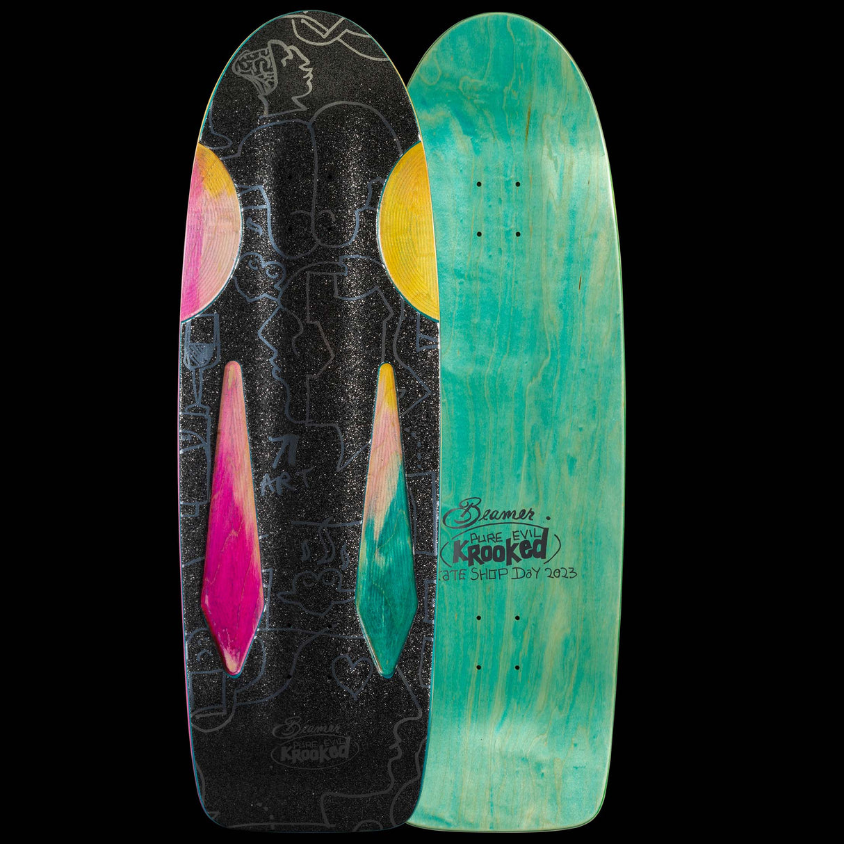 Krooked Beamer SSD Skateboard Deck 10.75"
