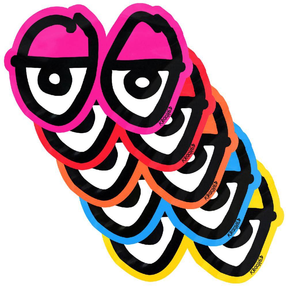 Krooked Eyes Diecut Sticker