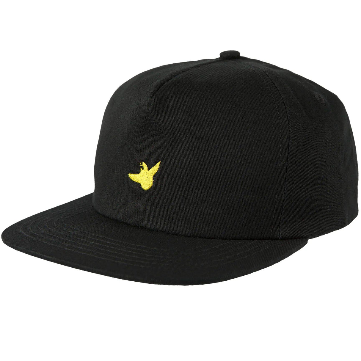 Krooked OG Bird Snapback Cap - Black/Yellow