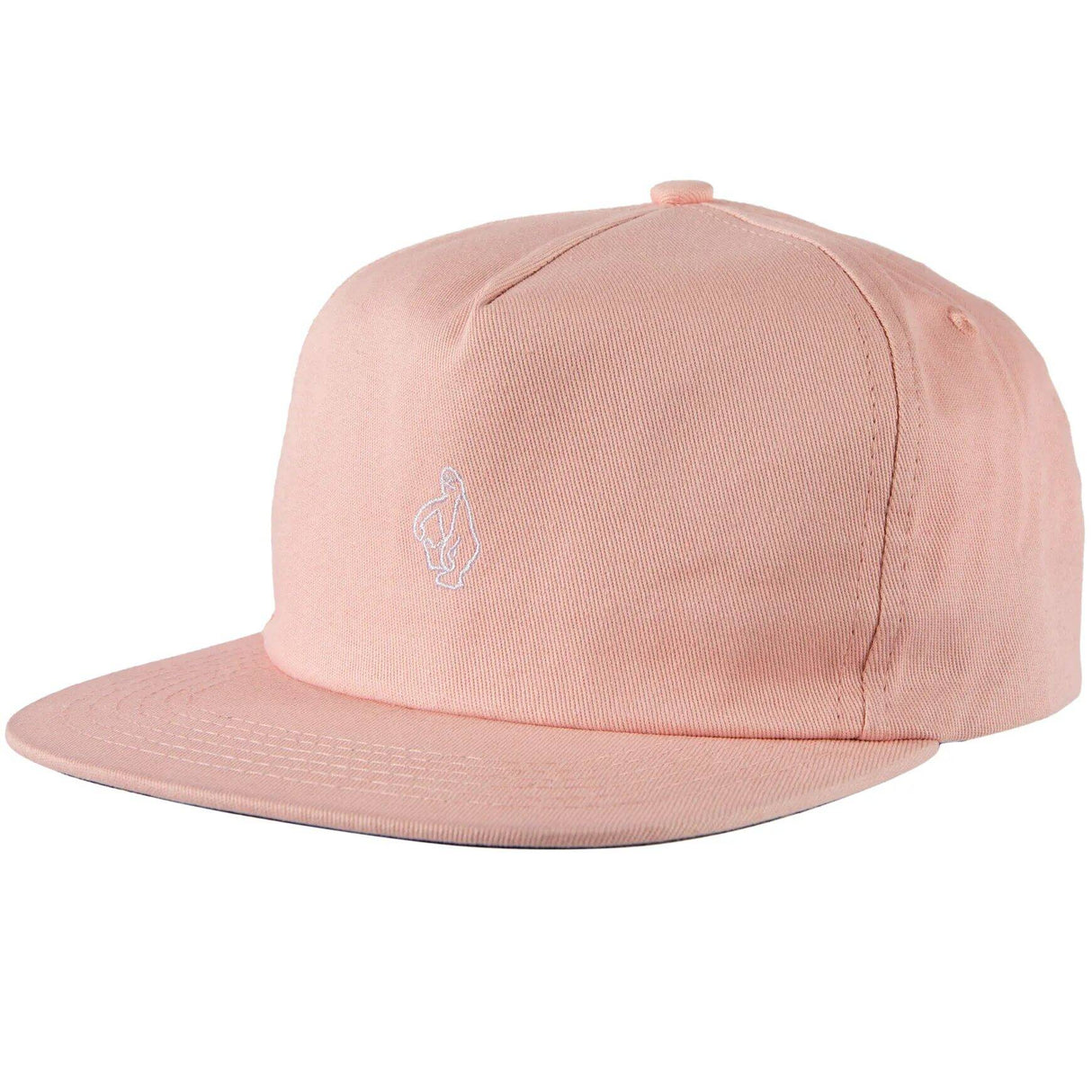 Krooked Shmoo Snapback Cap - Pink/White