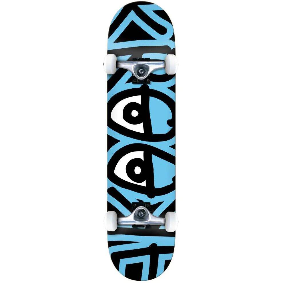 Krooked Big Eyes Too Complete Skateboard - Blue 7.5''