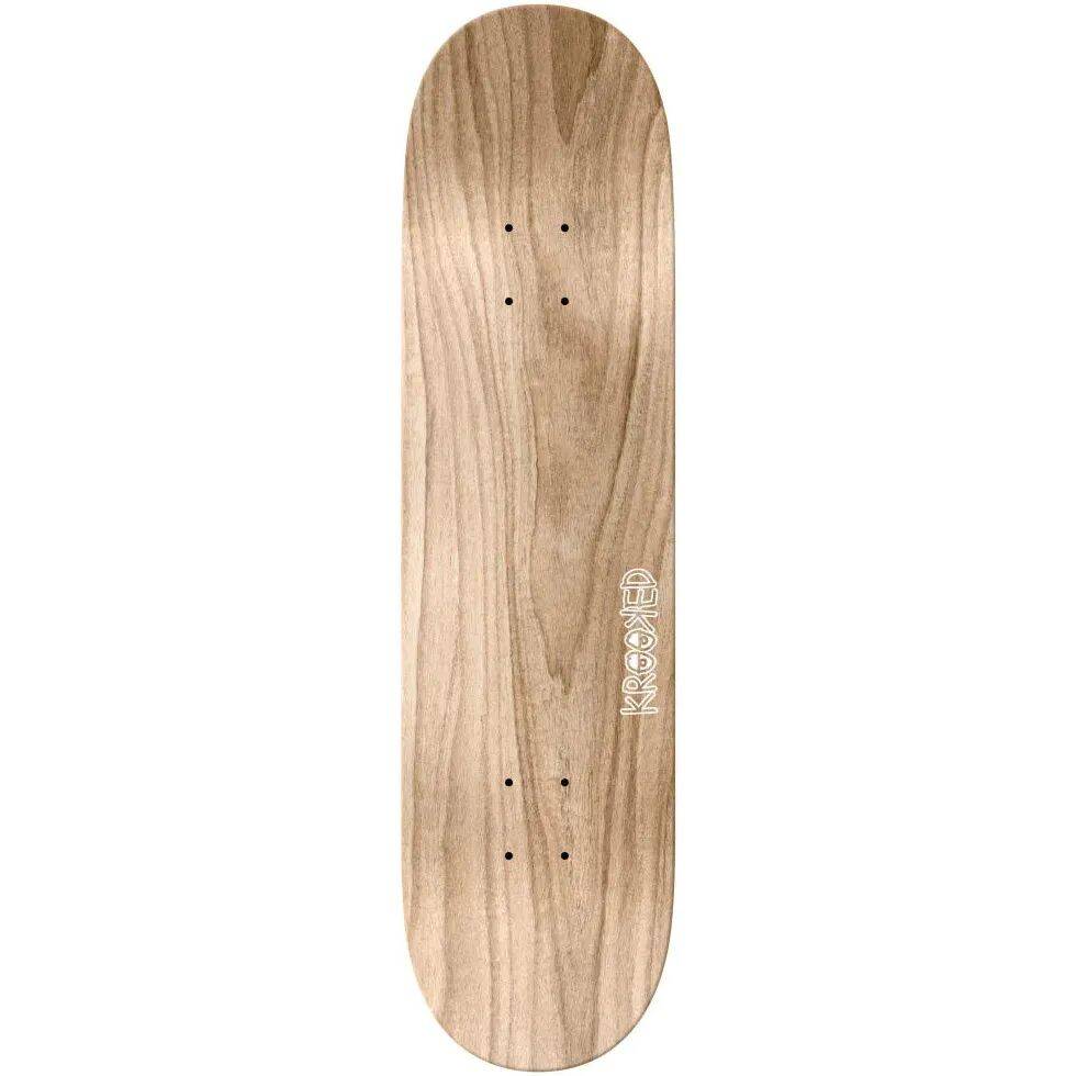 Krooked Flowers Price Point Skateboard Deck - Orange 8.06''