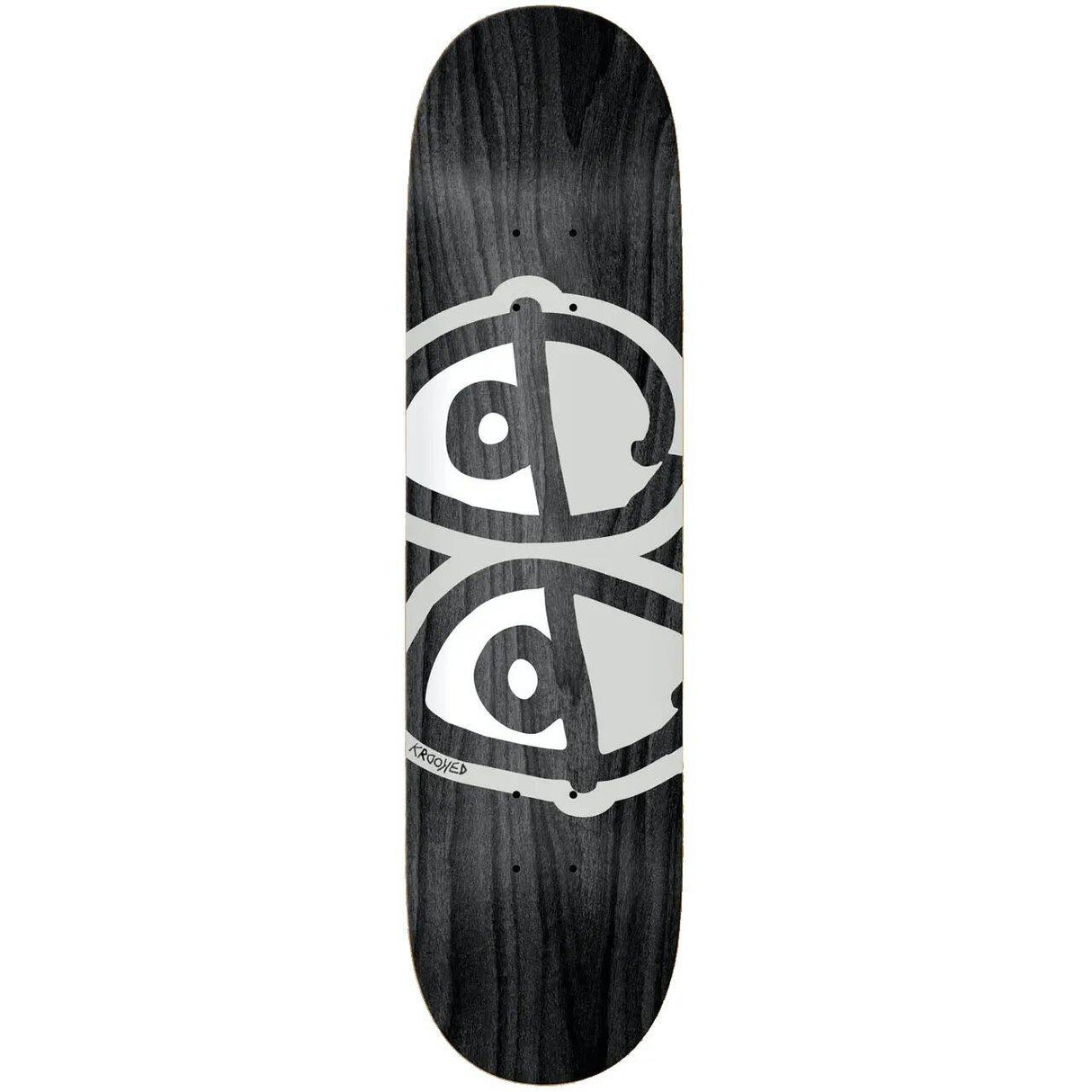 Krooked Team Eyes Skateboard Deck - Assorted Stain 8.75''