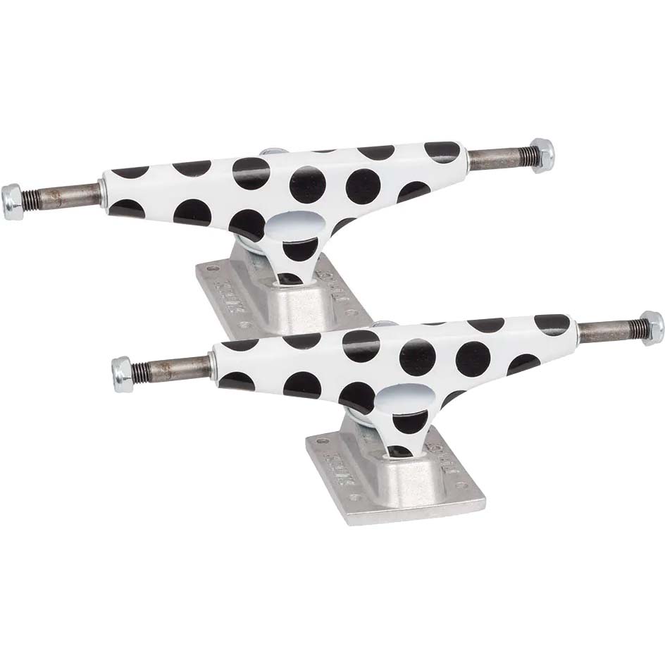 Krux Polka Dot Standard Skateboard Trucks - Black/White 8.25''