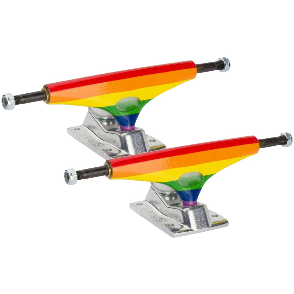 Krux K5 DLK Standard Skateboard Trucks - Rainbow 2 7.6''