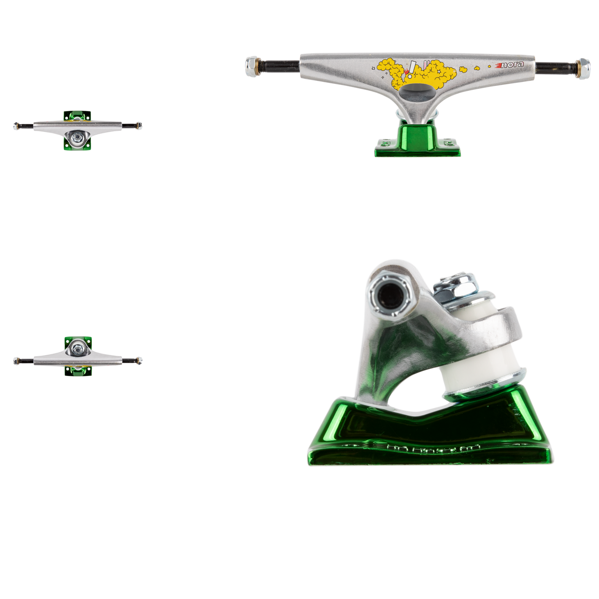 Krux K5 Nora By Alexis Skateboard Trucks - Silver 8''