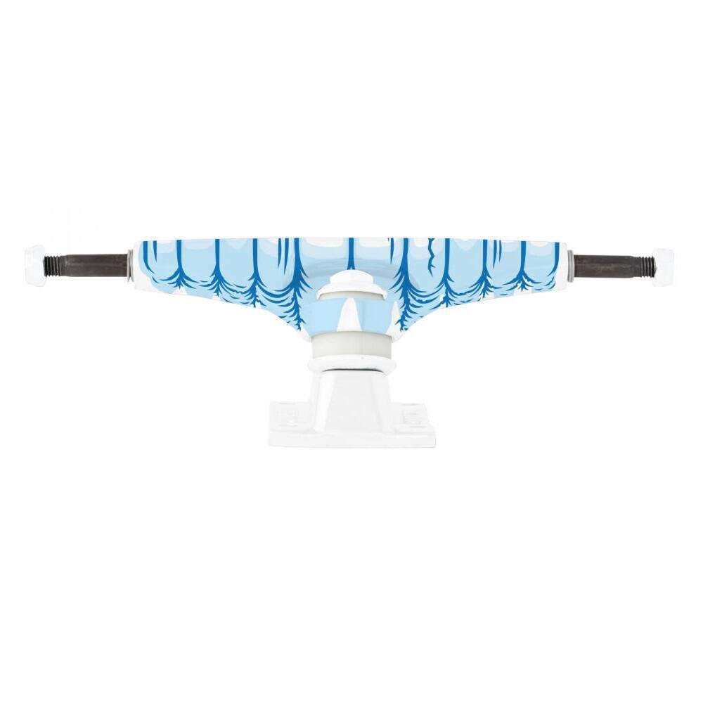 Krux K5 Chompers DLK Skateboard Trucks - Blue/Silver 8.25"