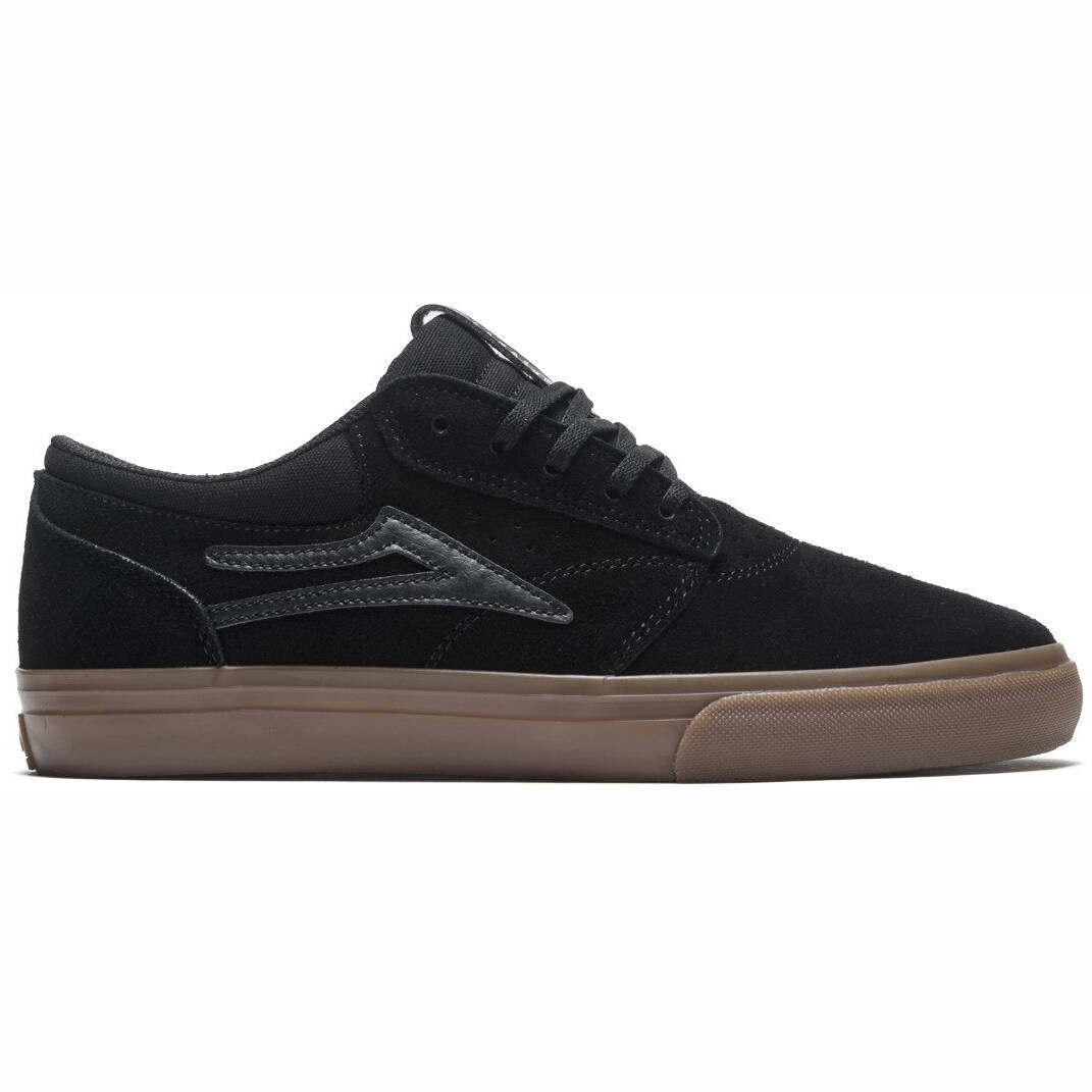 Lakai Griffin Skate Shoes - Black/Gum Suede UK 8