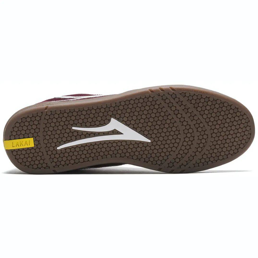 Lakai Manchester XLK Skate Shoes - Burgundy Suede