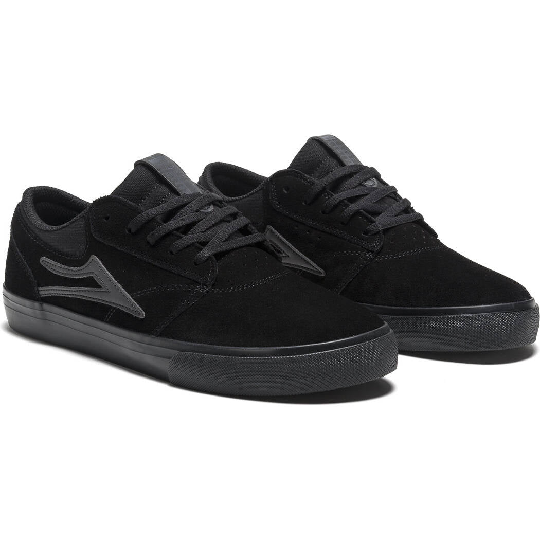 Lakai Griffin Skate Shoes - Black/Black Suede