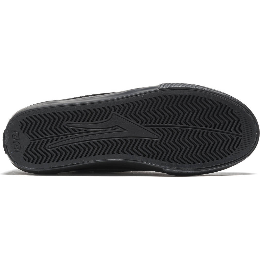 Lakai Griffin Skate Shoes - Black/Black Suede