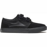 Lakai Griffin Kid's Skate Shoes - Black/Black Suede
