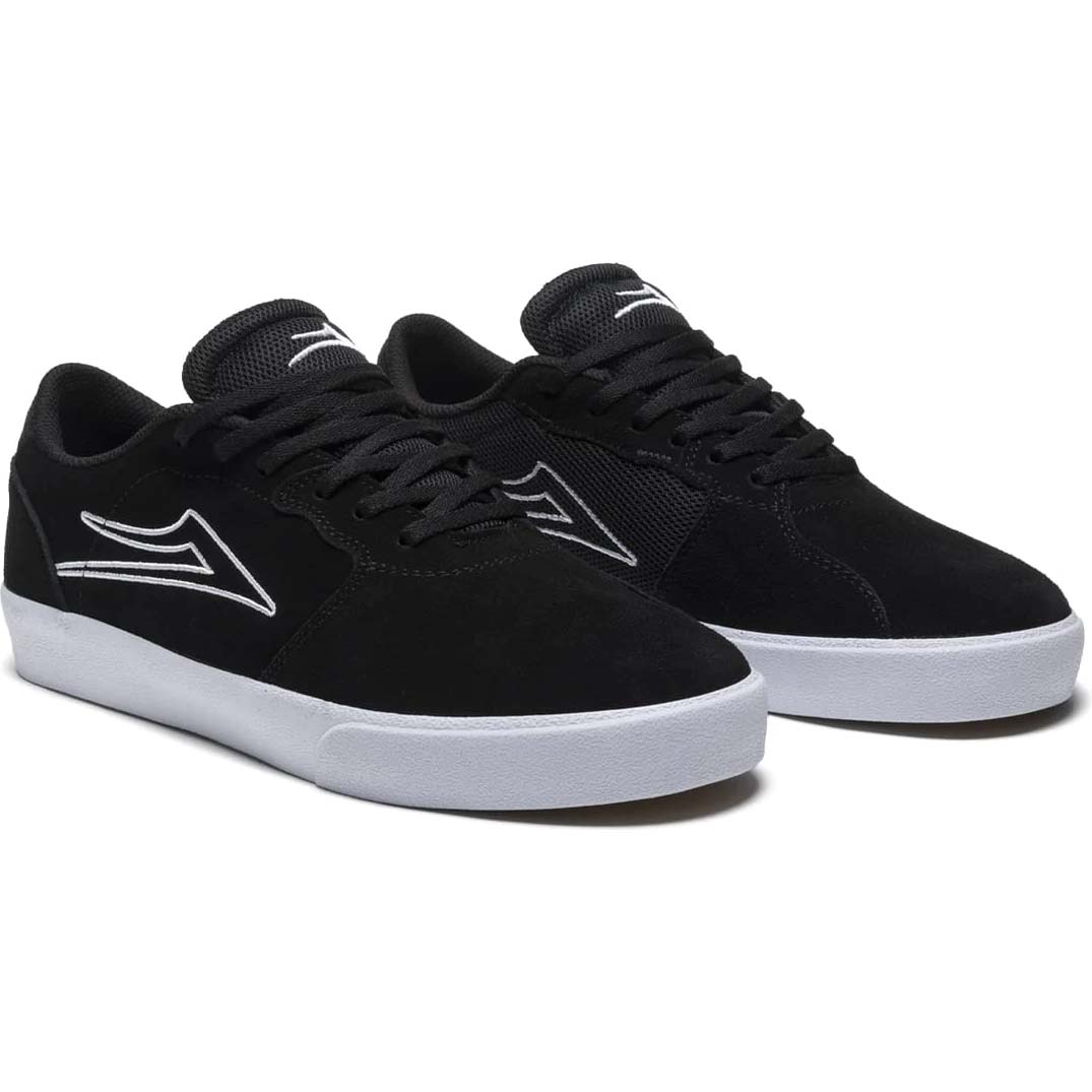 Lakai Cardiff Skate Shoes - Black Suede