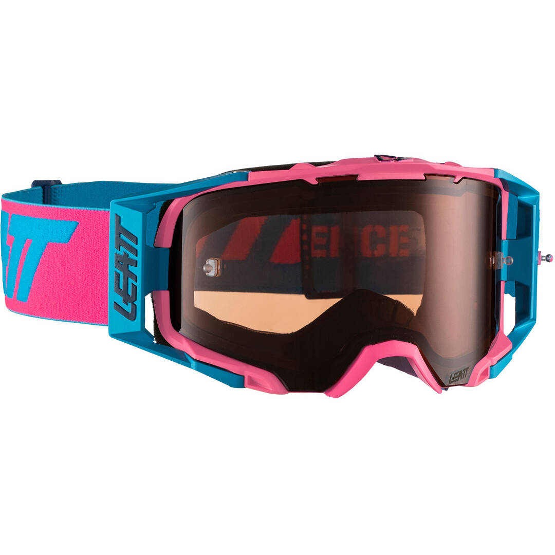 Leatt Velocity 6.5 Goggles - Pink/Cyan Rose Ultra Contrast