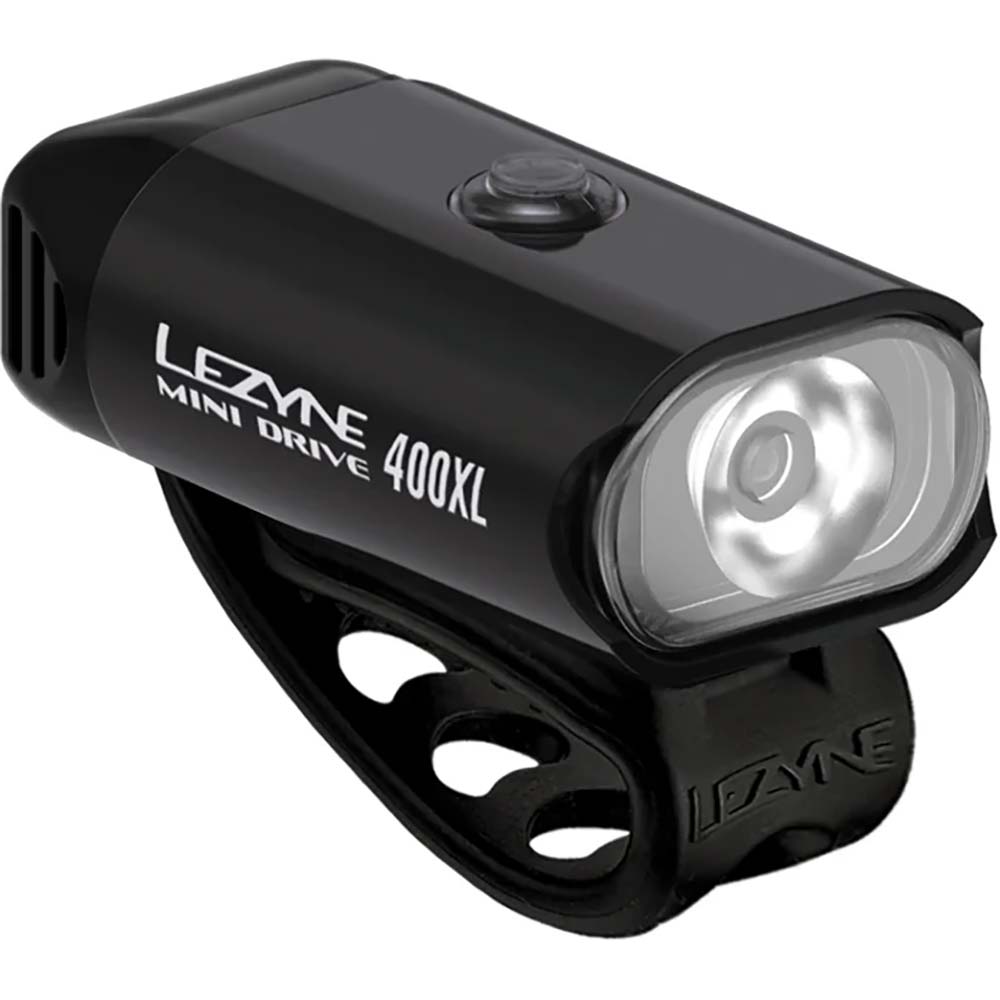 Lezyne Mini Drive 400 Bike Light - Black/Hi Gloss