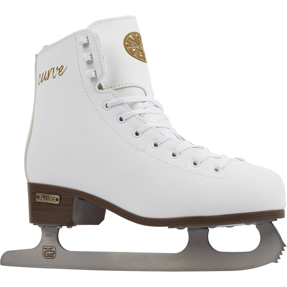 LMNADE Curve Ice Figure Skates - White J12