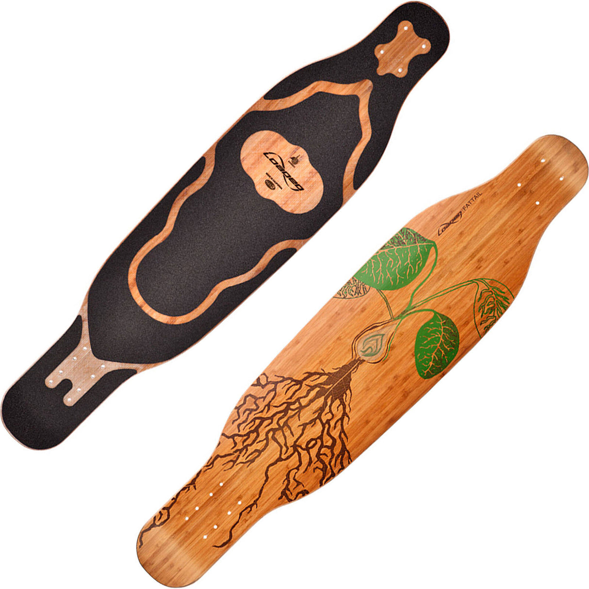 Loaded Fat Tail Longboard Deck - Flex 3