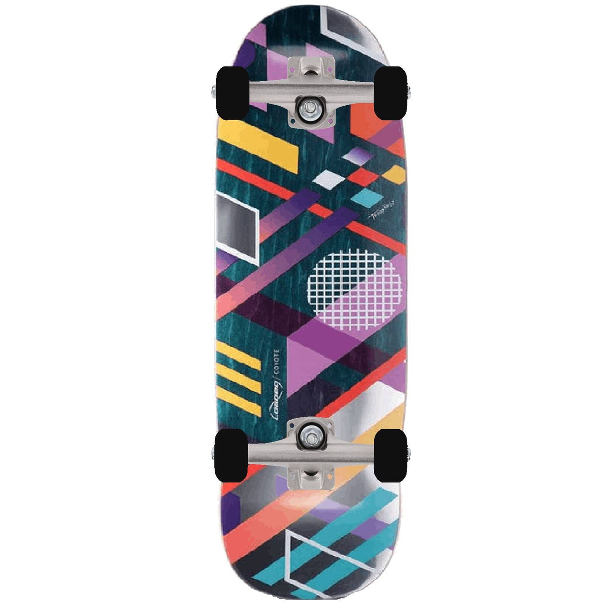 Loaded Coyote Custom Cruiser Skateboard - Multi 8.375"