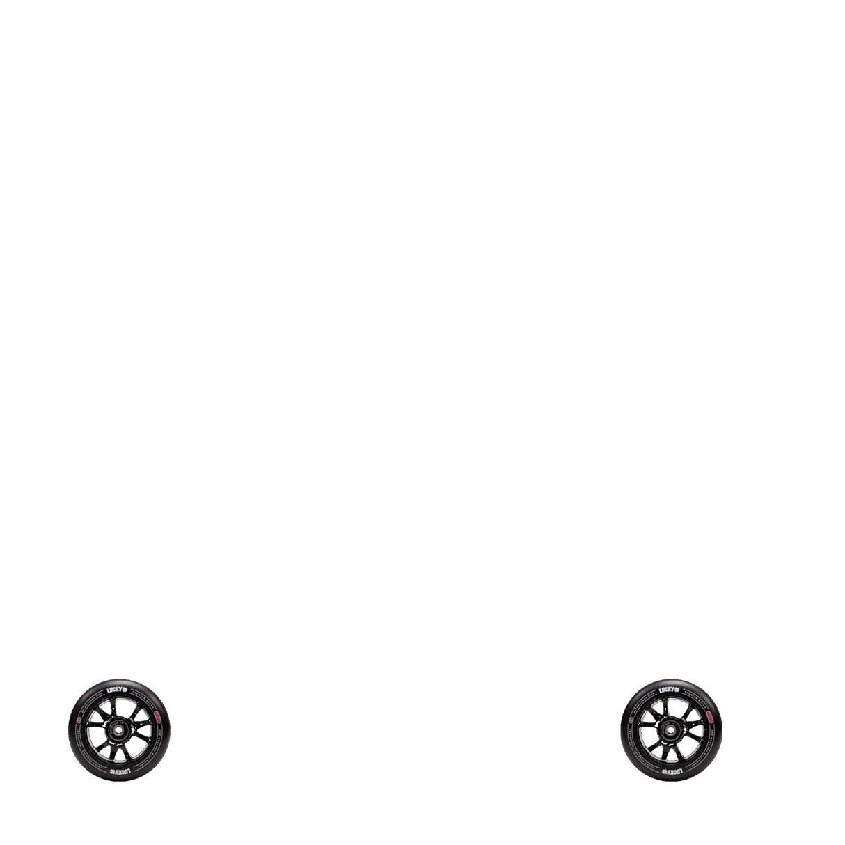 Lucky Toaster 100mm Scooter Wheel - Black