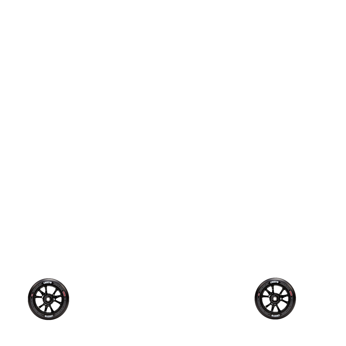Lucky Toaster 110mm Scooter Wheel - Black/Black
