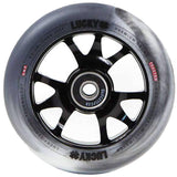 Lucky Toaster 100mm Scooter Wheel - Black/White Swirl