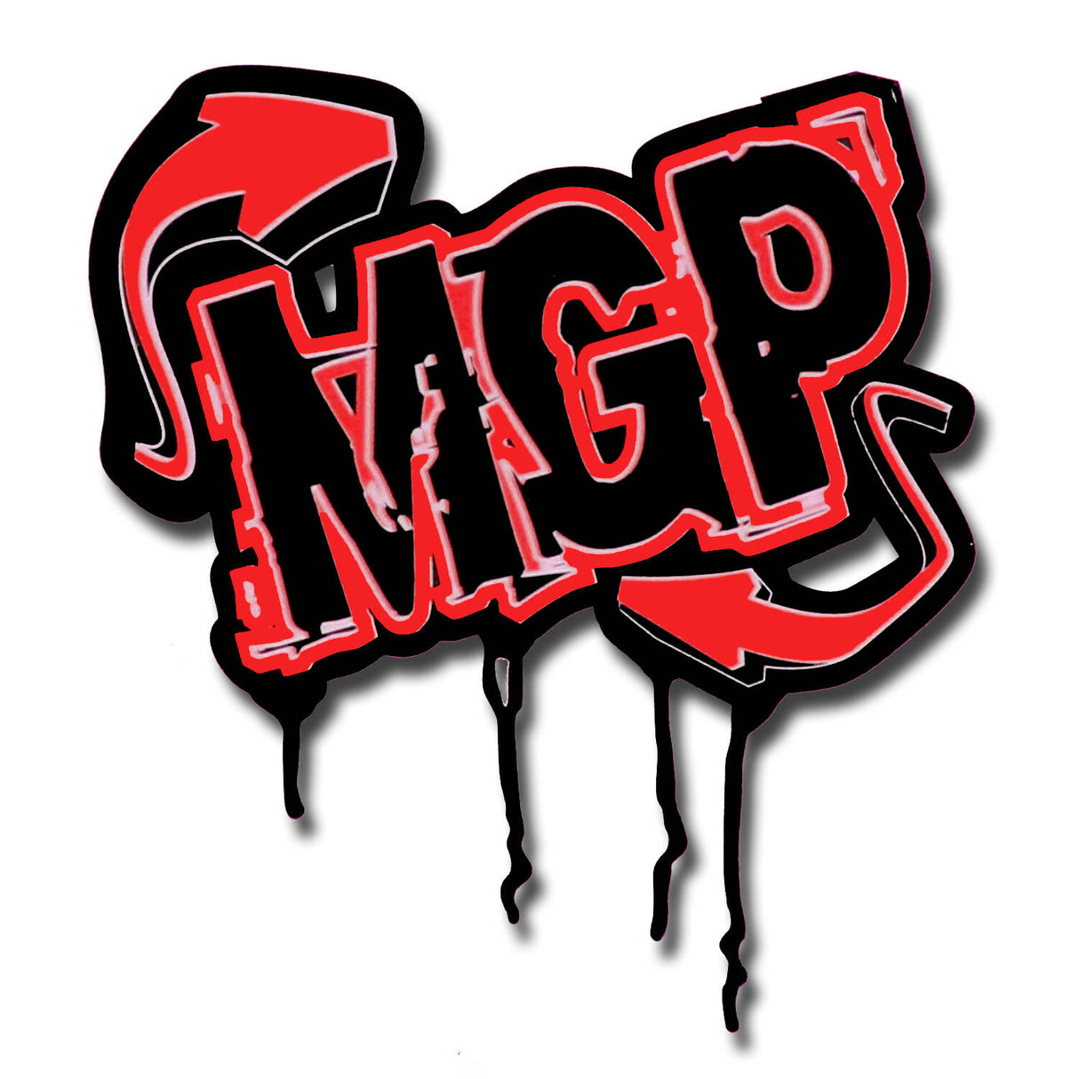 MGP Arrow Sticker - Red