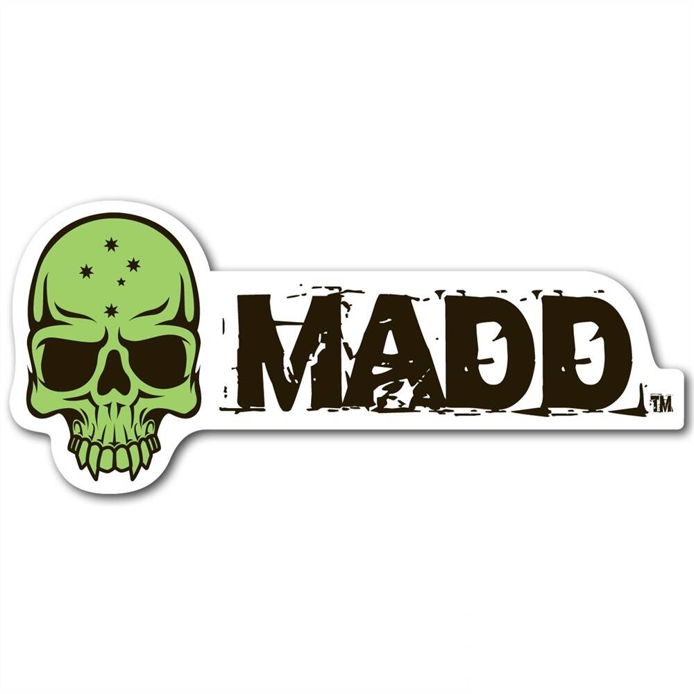 MGP MADD Logo Sticker - Green