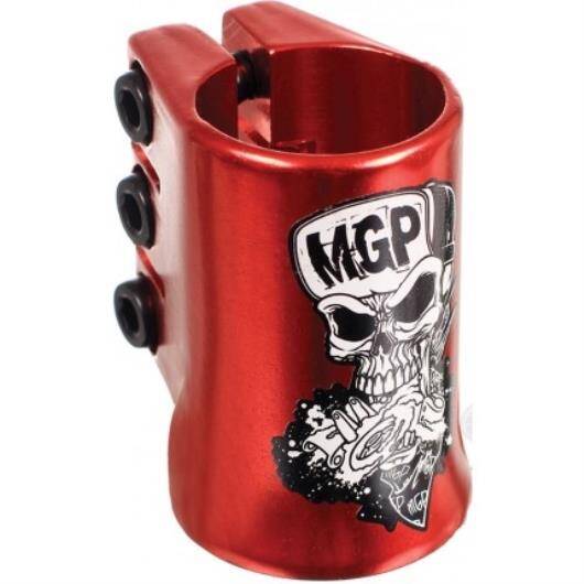 MGP Oversized Madd Hatter Triple Collar Clamp - Red