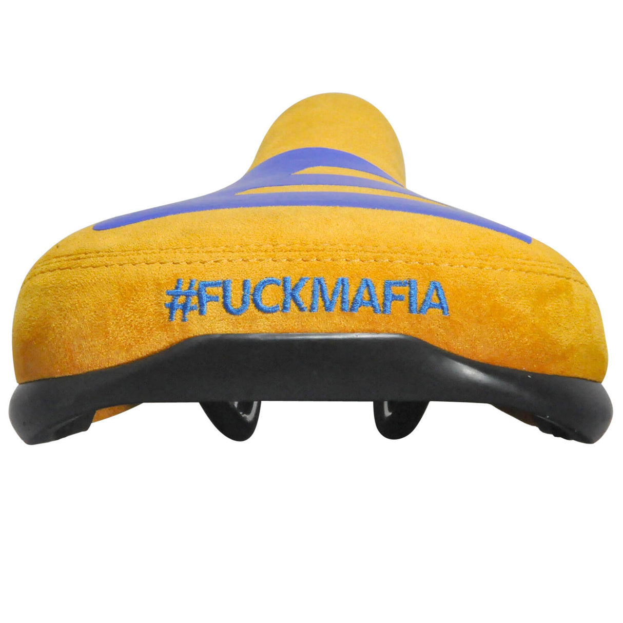 Mafiabike F**k Mafia Wheelie BMX Seat - Yellow