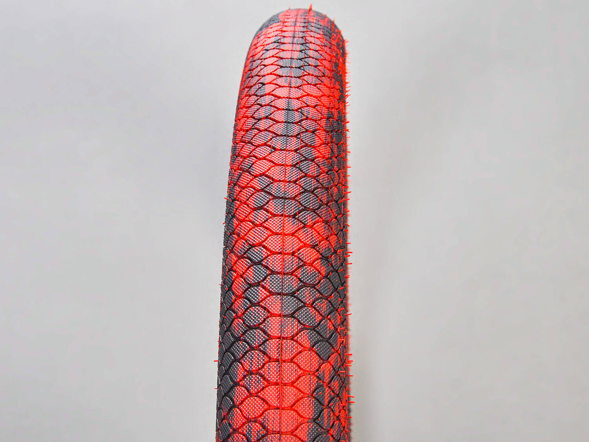 Mafiabike Lagos Snakeskin 2 29" BMX Tyre - Red/Black Marble (PAIR)