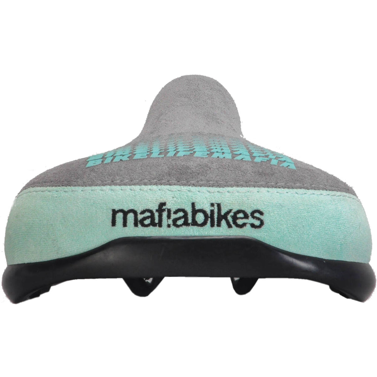 Mafiabike Bike Life Mafia Fade Saddle - Grey/Mint