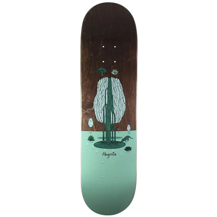 Magenta Landscape Skateboard Deck - Soy Panday 8.125''