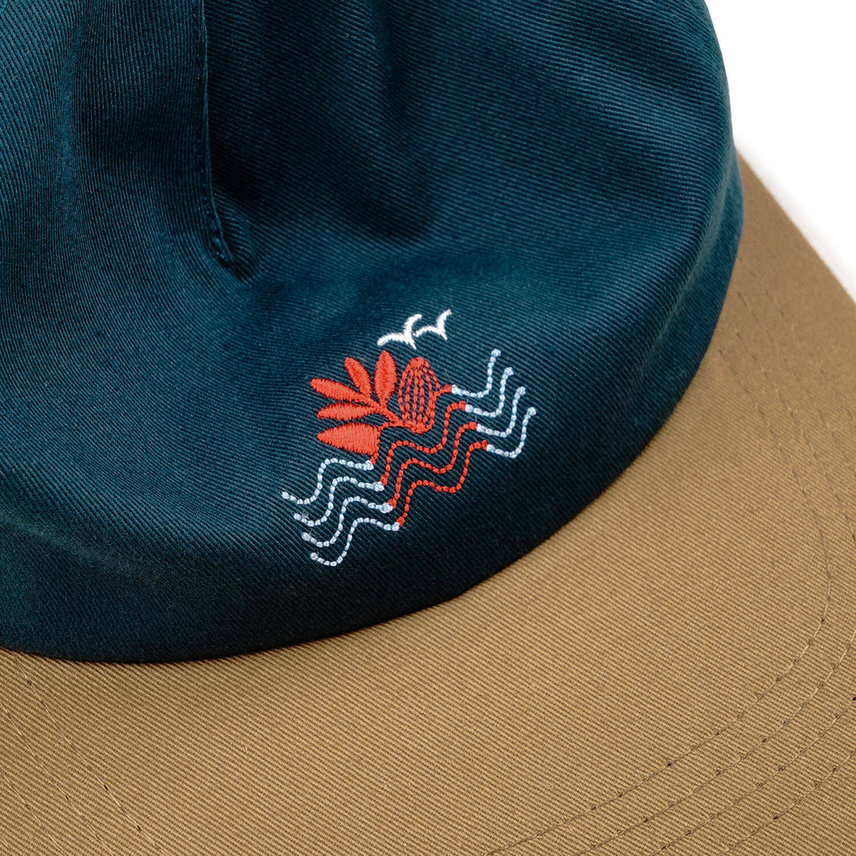 Magenta Sunset Snapback Hat Cap - Blue