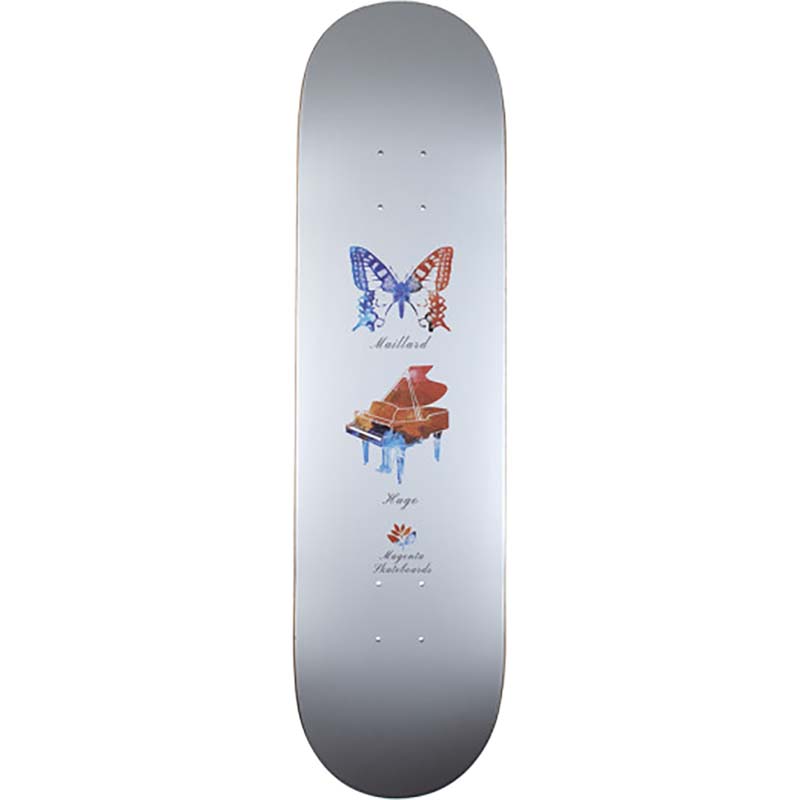 Magenta Hugo Maillard Butterfly Skateboard Deck - 8.125"