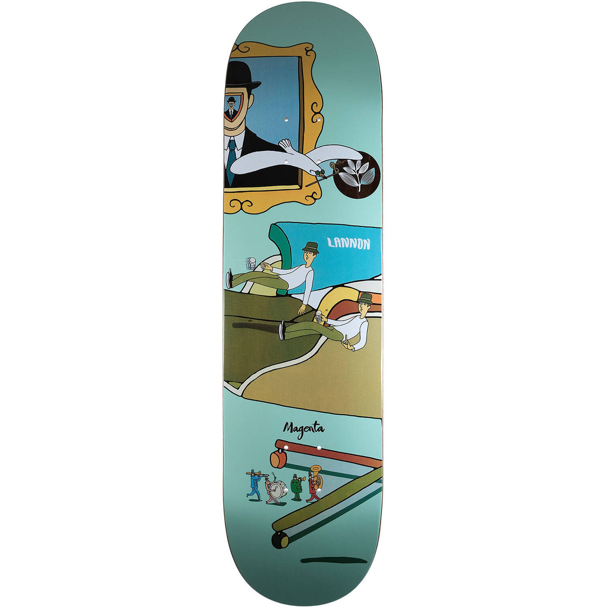 Magenta Lucid Dream Skateboard Deck - Jimmy Lannon 8"